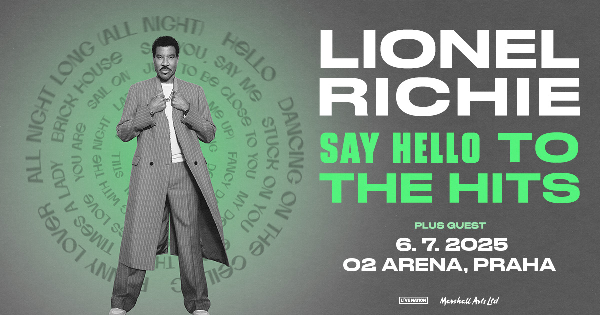 Superstar Lionel Richie ohlásil evropské turné s názvem „Say Hello To The Hits“.