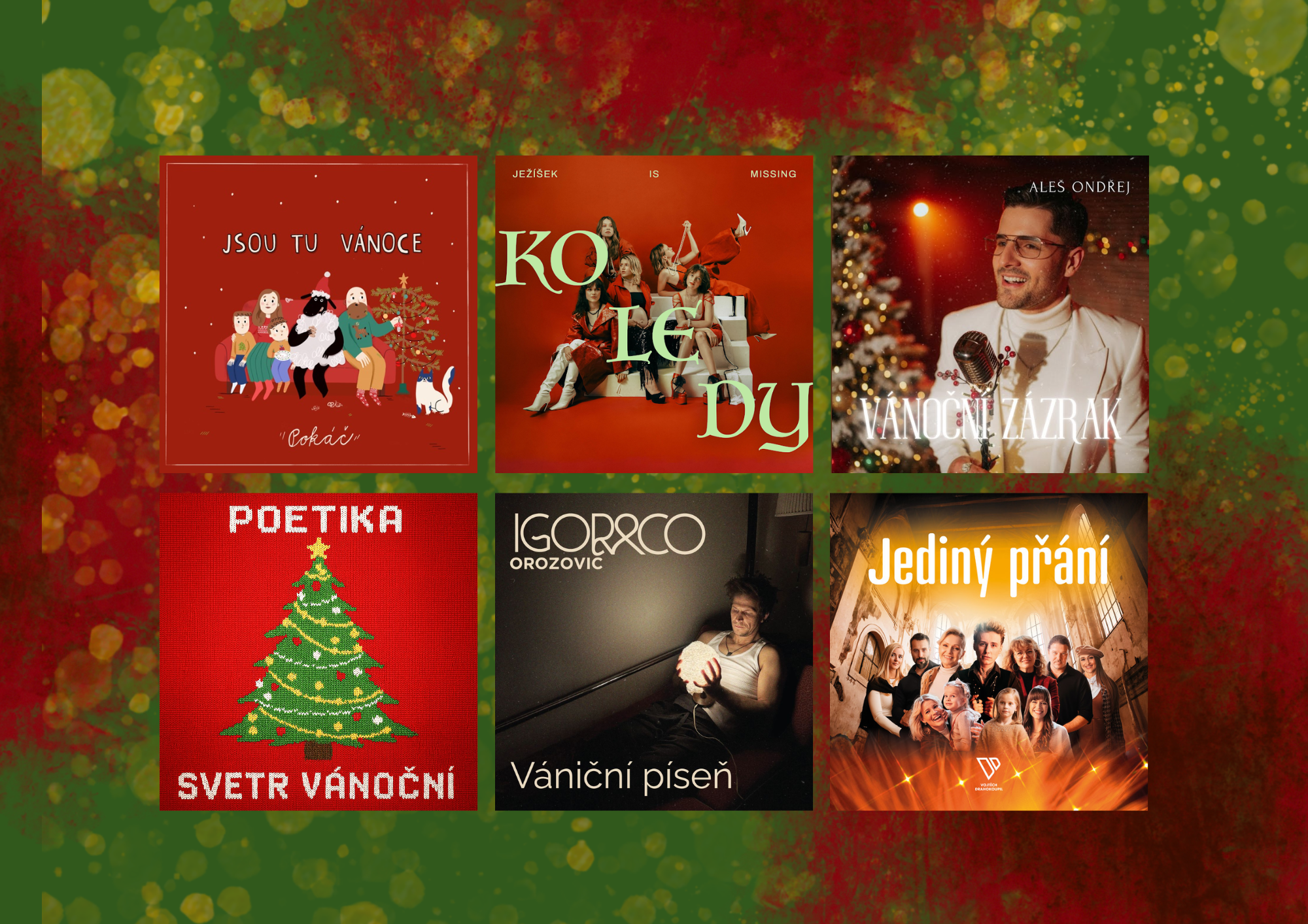 České vánoční novinky 2025: Co si pustit k balení dárků místo Mariah Carey?